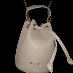 Anna Paola Cream Crossbody Bag